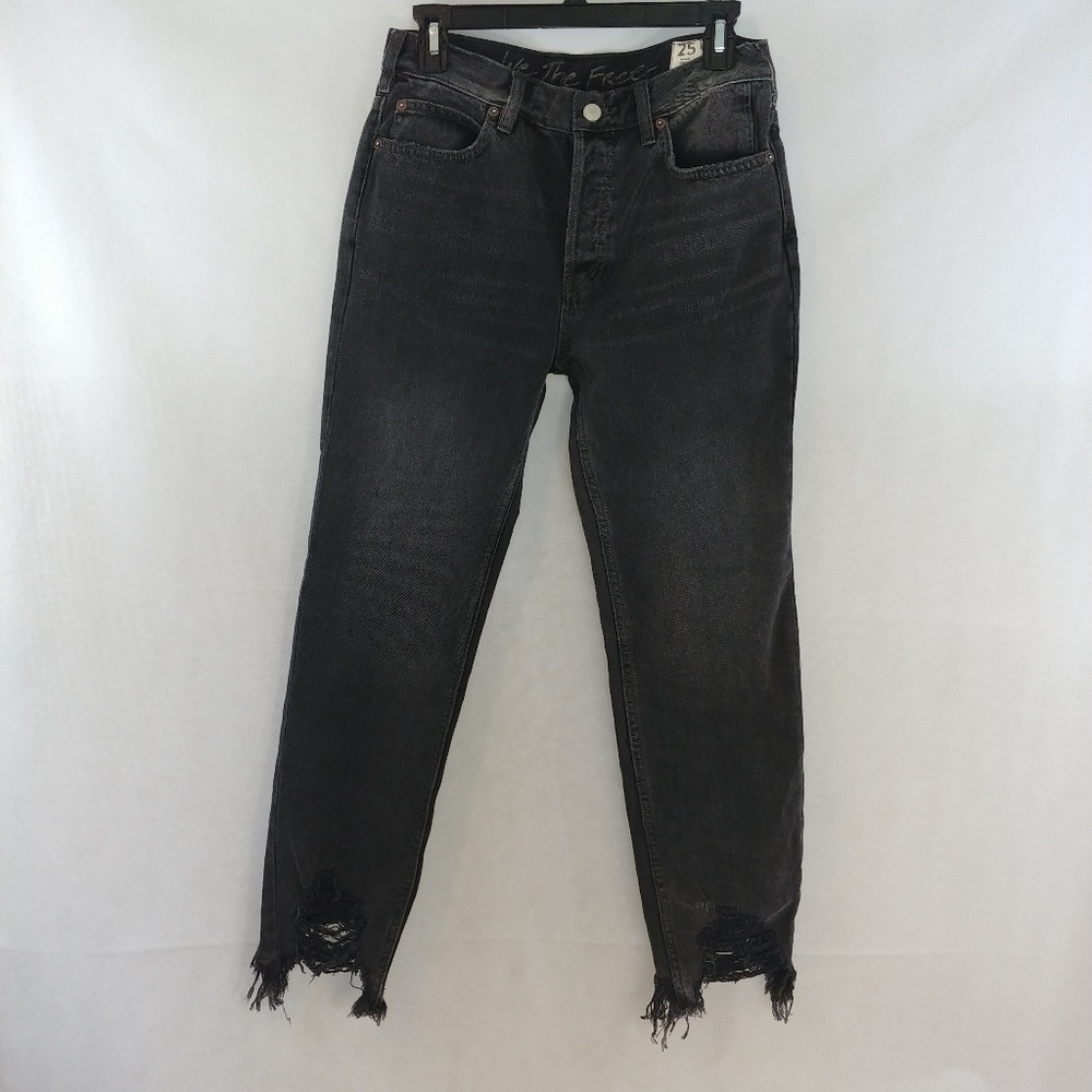 NWoT Free People We the Free Blk Skinny Jeans Sz25